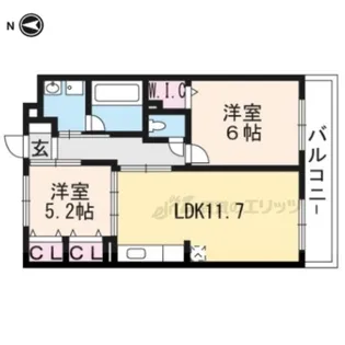 Mana Wing【2階】の間取り