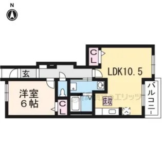 サピィーラフテル【1階】の間取り