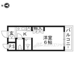 メゾン・ド・プラトー【405号室】の間取り
