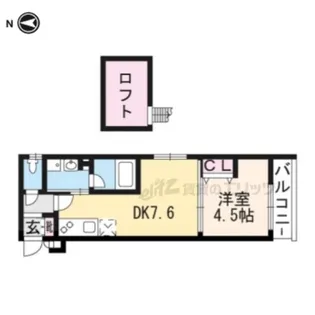 ベラジオ智恵光院【506号室】の間取り
