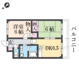 ベルウッド【401号室】の間取り
