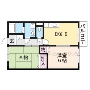 ウインビューA棟【1階】の間取り