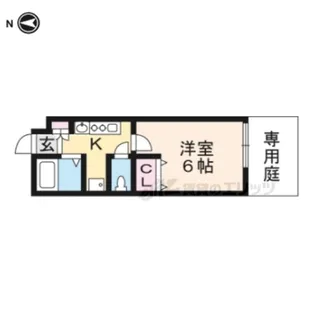 コーポセジュール【106号室】の間取り