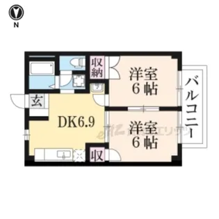 アーバンCITY21【2階】の間取り