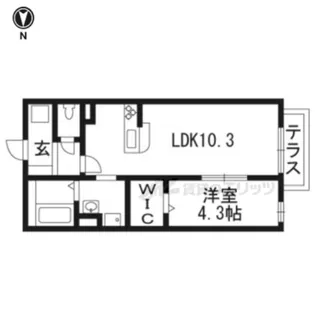 INCONTRO【1階】の間取り