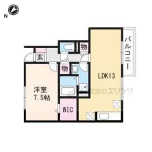 エターナル・グレイス【1階】の間取り