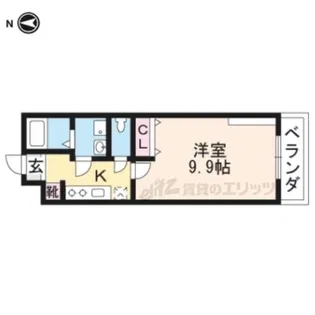メゾン・アイビー【4-B号室】の間取り