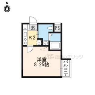 フォルトゥーナ大将軍【202号室】の間取り