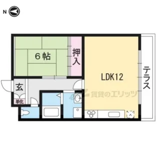 コーポラスコキチ【302号室】の間取り