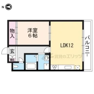 コーポラスコキチ【304号室】の間取り