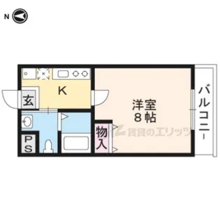 チェーズ高辻葛野西【505号室】の間取り