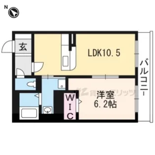 Sunrise Hills【2階】の間取り