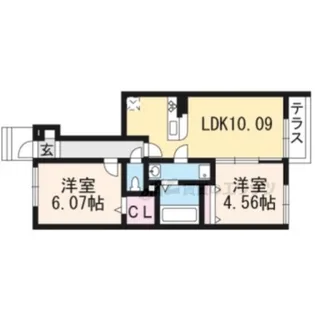 Floria【1階】の間取り