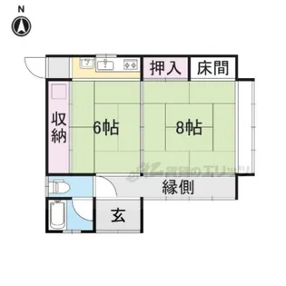 滋賀県大津市木の岡町【一戸建】の間取り