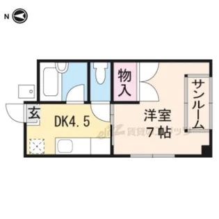 ハイツマツモト【205号室】の間取り
