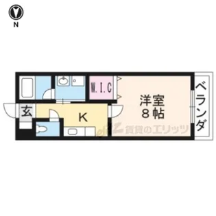 クレドール洛南LEGEND【2階】の間取り