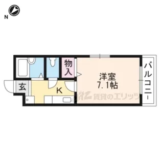 コーポHIRO A棟【102号室】の間取り