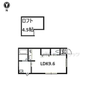 メゾン・ド・キチ【東号室】の間取り