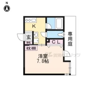 ネクストライフ桂駅【103号室】の間取り