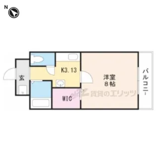 コピス壱番館【301号室】の間取り