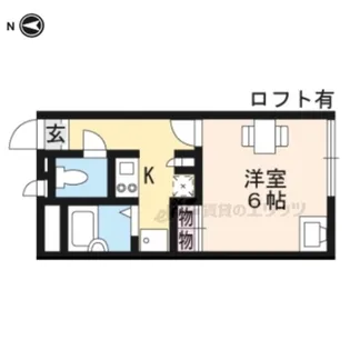 レオパレス奈良大宮【208号室】の間取り