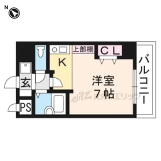 ラフィーネ瀬田【207号室】の間取り