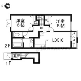グレイスフル1【204号室】の間取り