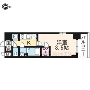 エスプレイス京都RAKUNAN【3階】の間取り