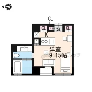 COTO GLANCE 御所北【506号室】の間取り