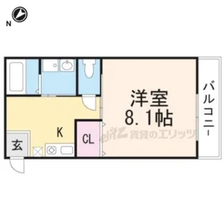 MESA VERDE桂A棟【3階】の間取り