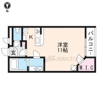 レオパレスサニーヒルズ【304号室】の間取り