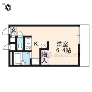 レオパレスシュピール【201号室】の間取り