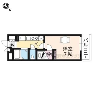 レオパレス暁【3階】の間取り