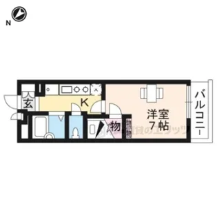 レオパレス暁【103号室】の間取り