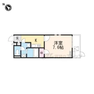 クレイノmtamakicho【1階】の間取り