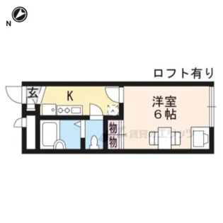 レオパレススイート【203号室】の間取り