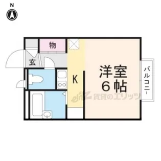 レオパレスファンタジー【102号室】の間取り