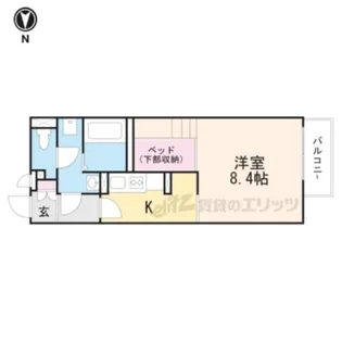 ミランダ阿星?【107号室】の間取り