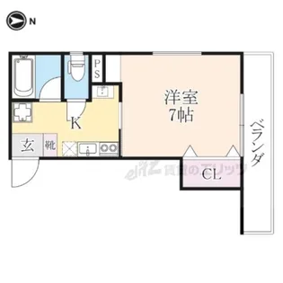 ネクストライフ太秦天神川【303号室】の間取り
