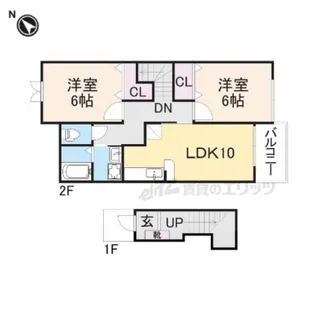 ブリーズ・シャンTC【2階】の間取り