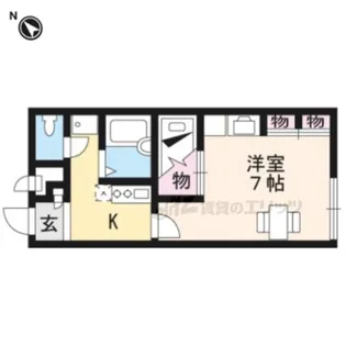 レオパレス桜宮【207号室】の間取り