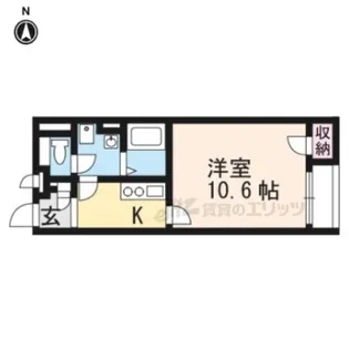 レオネクスト阿星【101号室】の間取り