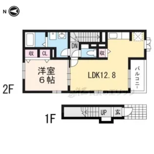 サニーフラット?【2階】の間取り