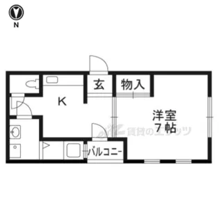 M’Sガーデン【1-C号室】の間取り