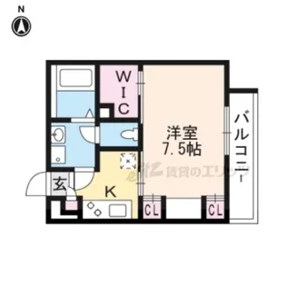 リブリ・ソレイユ三井寺【1階】の間取り