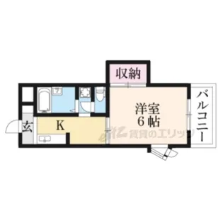 フレグランス並河【1階】の間取り