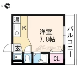 リベーラ塩屋【303号室】の間取り