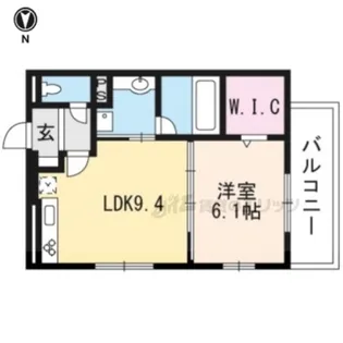 ヴェリタス黄檗?【205号室】の間取り