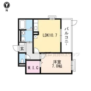 フルール小柳【2階】の間取り