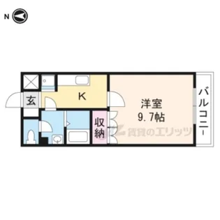 ラ・メゾン・アンジュ【106号室】の間取り